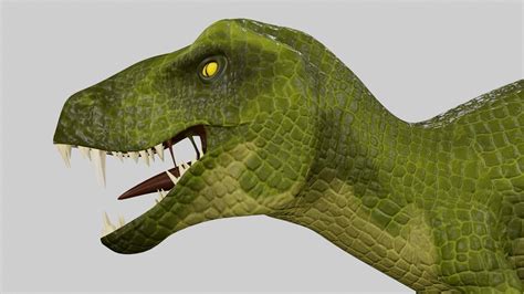 3d Model Tyrannosaurus Rex Vr Ar Low Poly Cgtrader