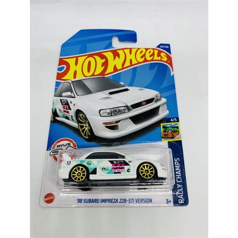 Jual HOTWHEELS HOT WHEELS 98 SUBARU IMPREZA 22B STi VERSION PUTIH RALLY