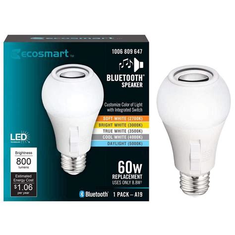 Ecosmart W Equivalent Soft White Br Dimmable Led Lightbulb Review