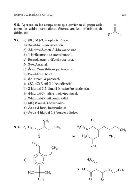 Ejercicios De Quimica Organica