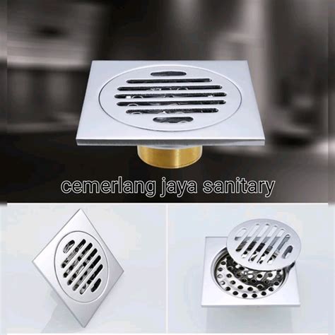 Jual Floor Drain Kotak Onan Stainless Anti Serangga Anti Bau Smart