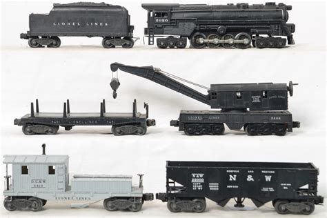 Lionel Postwar O Gauge Steam Freight Set With 2020 Steam Loc