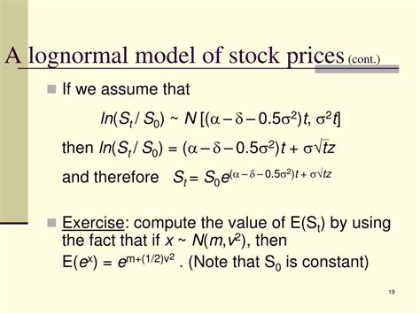 Ppt Chapter The Lognormal Distribution Powerpoint Presentation