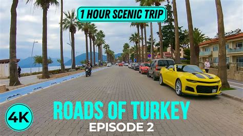 Coastal Roads Of Turkey For Indoor Cycling 4K Scenic Drive Iztuzu