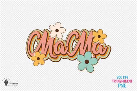 Mama Mum Retro Png Sublimation Graphic By Trendypointshop · Creative