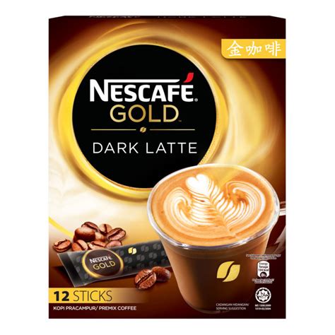 Nescafe Gold Instant Premix Coffee Dark Latte Case