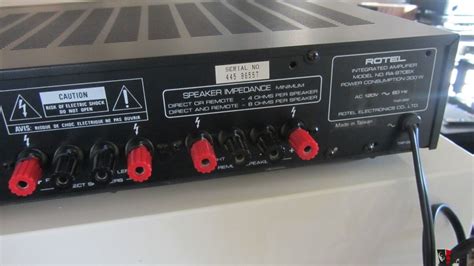 Rotel Ra Bx Integrated Amplifier Photo Canuck Audio Mart