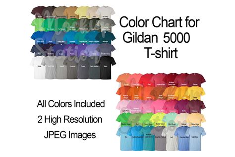 Gildan G500 Color Chart | ubicaciondepersonas.cdmx.gob.mx