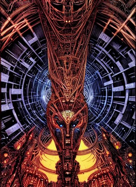 Metal Hurlant Cover By Philippe Druillet Rich Deep Stable Diffusion