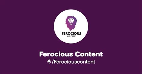 Ferocious Content Linktree