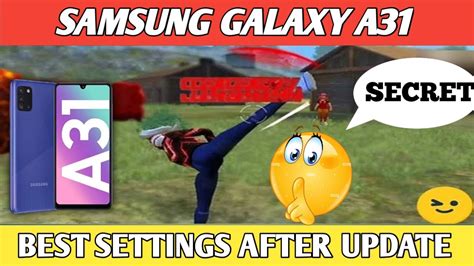 My Perfect Settings Galaxy A31 HUD DPI Sensi Sensibilidade