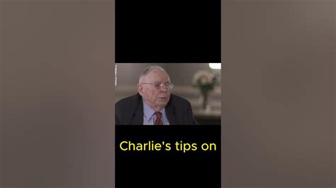 Charlie Mungers Tips For Investing During A Recession Youtube