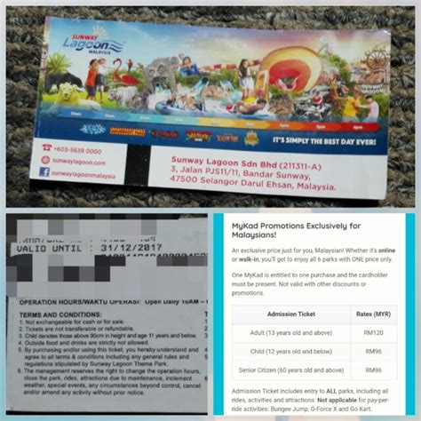 Sunway Lagoon Tickets Tickets Vouchers Local Attractions And