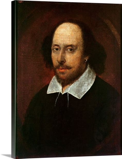 Portrait of William Shakespeare (1564-1616) c.1610 Wall Art, Canvas Prints, Framed Prints, Wall ...