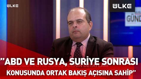 Deniz Tansi Abd Ve Rusya Suriye Sonras Konusunda Ortak Bak