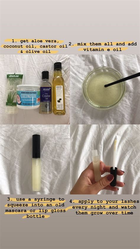 Diy Eyelash Growth Serum With Aloe Vera Best Idea Diy