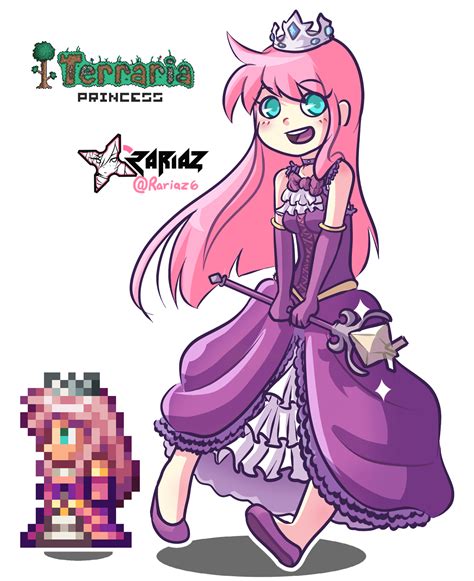 Terraria - Princess by Rariaz on DeviantArt