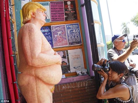 Artist Reveals The Story Behind Unflattering Naked Statues Of Donald