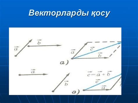 Векторлар және векторларға амалдар қолдану - презентация онлайн
