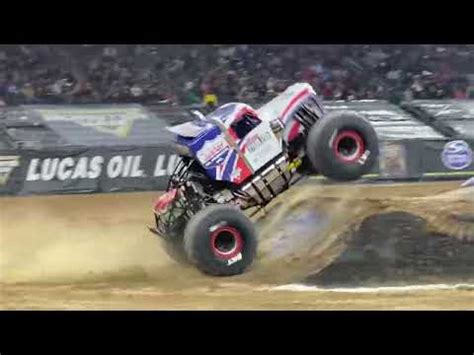 Monster Jam Houston 2024 Lucas Oil Stabilizer Freestyle YouTube