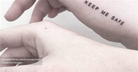 Keep Me Safe And Keep Me Wild Matching Tattoos