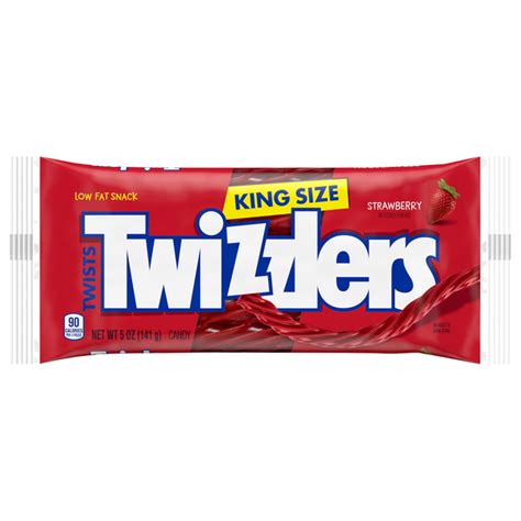 Save On Twizzlers Twists Red Strawberry Licorice Candy King Size Order