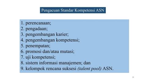 Pengembangan Kompetensi Asn Menuju Smart Asn Pptx