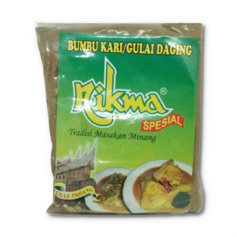 Jual Bumbu KARI GULAI DAGING NIKMA Spesial 250 Gram Murah Shopee