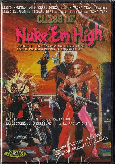 Class Of Nuke Em High Dvd Brand New Janelle Brady Gilbert Brenton