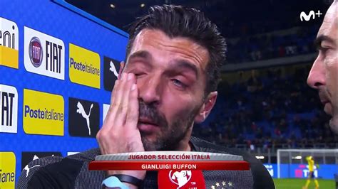 L Motion De Gianluigi Buffon Apr S Son Dernier Match Avec L Italie