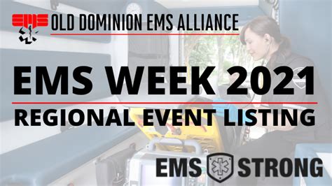 Ems Week 2021 Old Dominion Ems Alliance Inc