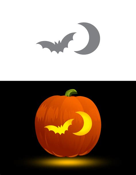 Printable Moon Pumpkin Stencil Printable And Enjoyable Learning