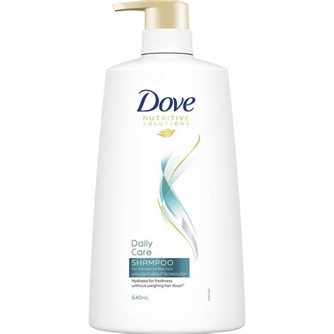 Dove Shampoo Daily Care 640ml Woolworths