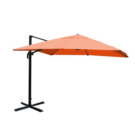 Parasol Sombrilla GIRATORIA IDRA De 3 X 3 Metros Terracota Ajustable