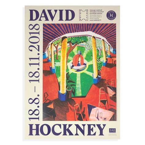 Vintage David Hockney Exhibition Poster Ashmolean Museum 1981 At 1stdibs