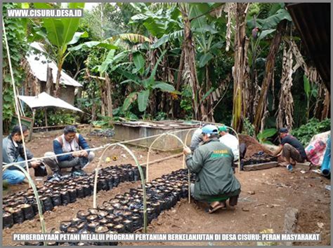 Pemberdayaan Petani Melalui Program Pertanian Berkelanjutan Di Desa