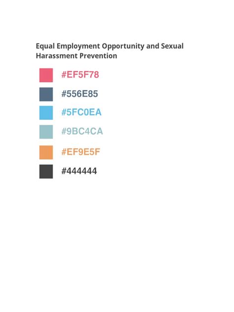 Eeo Storyboard 3 Pdf Sexual Harassment Disparate Impact