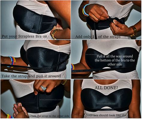 It Works Strapless Bra Trick Sweenee Style