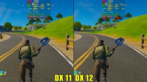 Fortnite Dx 11 Vs Dx 12 Youtube