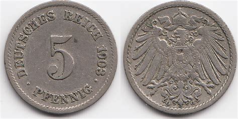 Kaiserreich Pfennig G Gro Er Adler Kupfer Nickel Sehr Sch N