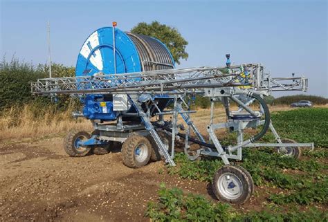 R46 Hose Reel Mounted Irrigation Boom For Agriculture Horticulture