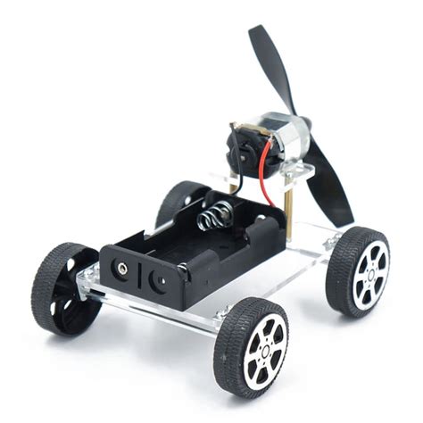 Cepillo Motor Mini Viento Juguete Educativo Coche Motor Robot Diy