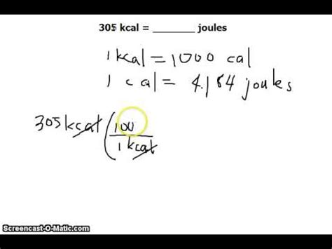 Como Convertir Cal A Kcal Nowaki