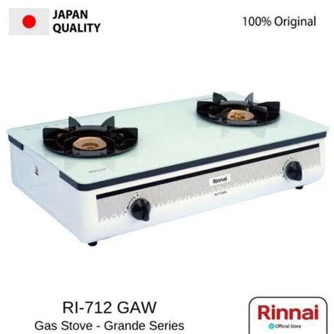 Jual Rinnai Kompor Gas 2 Tungku Ri 712 Gaw New Produk Di Seller