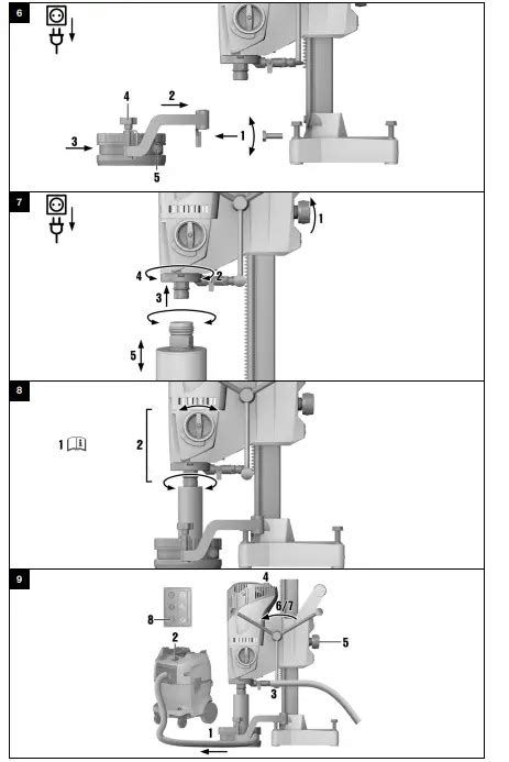 HILTI DD 120 Diamond Drilling Machine Instruction Manual