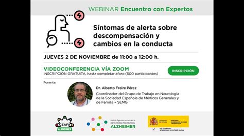 WEBINAR Síntomas de alerta sobre descompensación y cambios en la