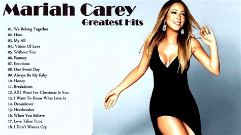 Mariah Carey Greatest Hits Playlist Mariah Carey Youtube