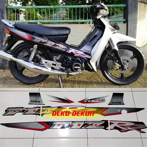 Jual Striping Fizr F Zr Full Clutch Silver Hitam Laminasi Glosi