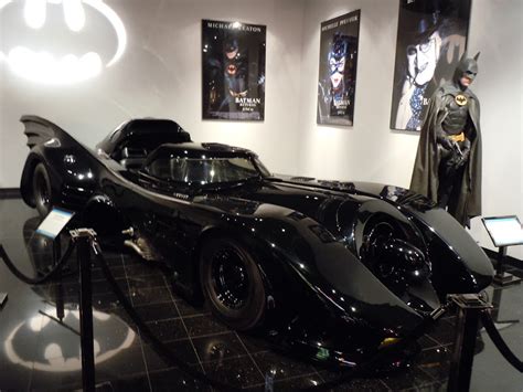 Michael Keatons 1989 Batman Suit And Batmobile Hollywood Movie