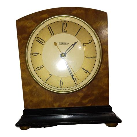 1930s Hammond Synchronous Mantle Clock Clock Mantle Clock Desk Clock